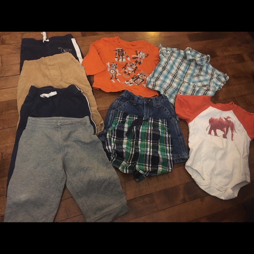 Boys Lot - 18 Months - Nine Pieces - Varied Brands